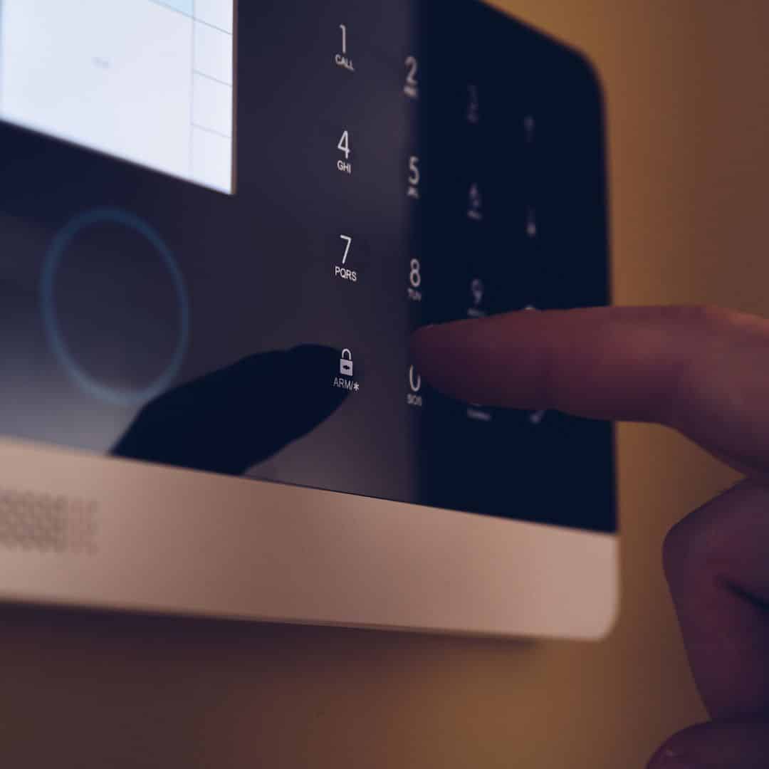 a digital wall alarm system