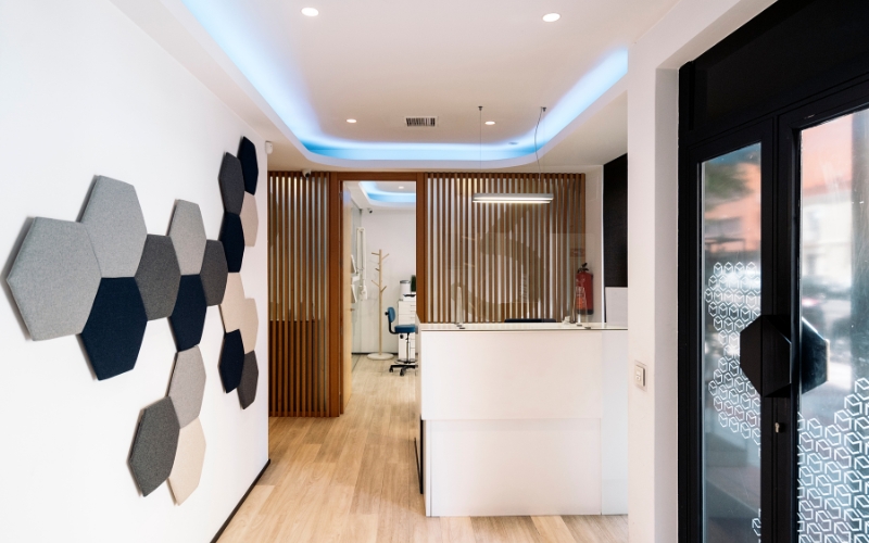 Interior of a modern dental office